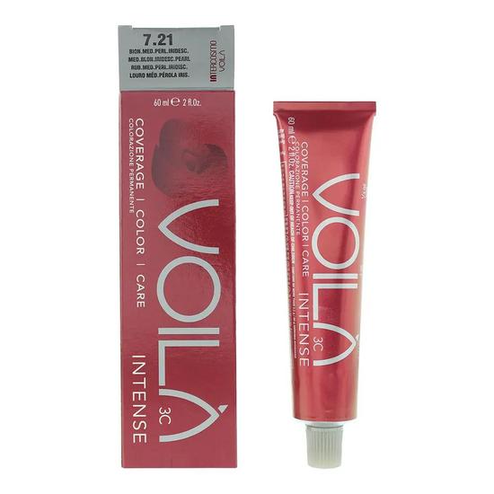 Intercosmo Voila 3c Intense 7.21 Medium Blonde Iridescent Pearl Hair Colour