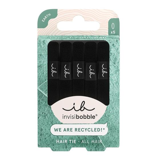 Invisibobble Black Hair Ties Pack Of 5