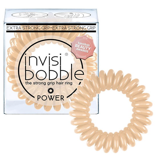 Invisibobble Power Strong Hold Hair Ties Nude Pack Of 3