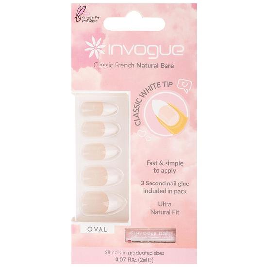 Invogue False Nails Oval Medium Length