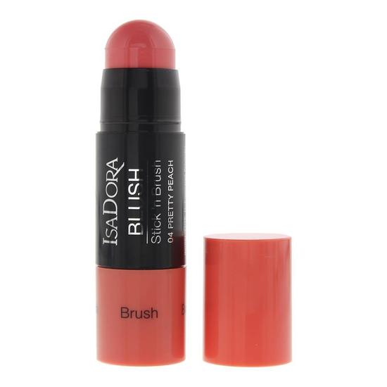 IsaDora Blush Stick N Brush Blusher 7.2g 04 Pretty Peach 7.2g
