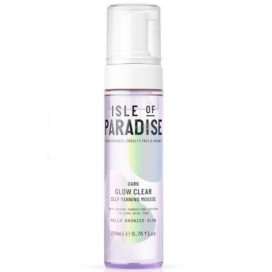 Isle of Paradise Glow Clear Self Tanning Mousse Dark