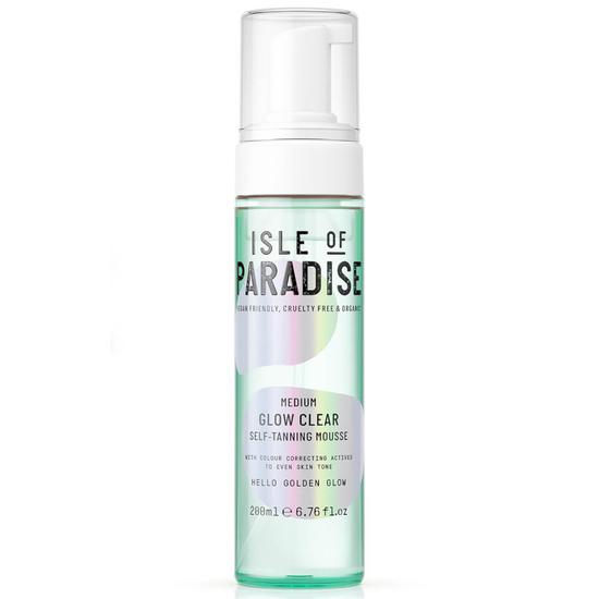 Isle of Paradise Glow Clear Self Tanning Mousse Medium