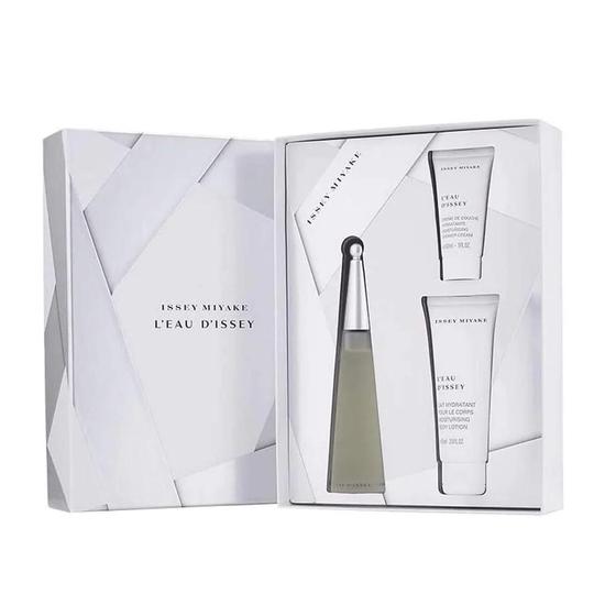 Issey Miyake L'Eau D'Issey Pour Femme Eau De Toilette Women's Gift Set Spray With Shower Gel & Body Lotion