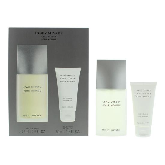 Issey Miyake L'Eau D'Issey Pour Homme Eau De Toilette 75ml + Shower Gel 50ml Gift Set 75ml