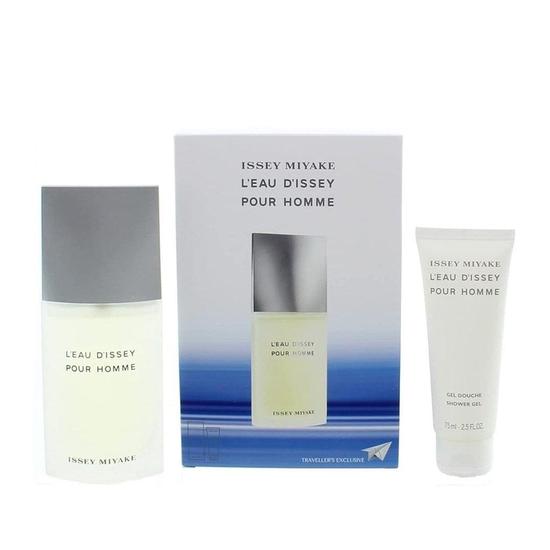 Issey Miyake L'Eau D'Issey Pour Homme Eau De Toilette Men's Gift Set Spray With Shower Gel