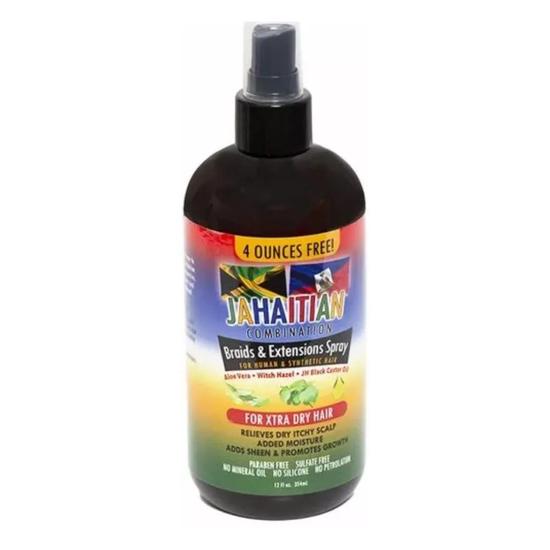 Jahaitian Braids & Extensions Spray Xtra Dry 12oz