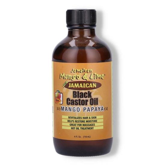 Jamaican Mango and Lime Black Castor Oil Mango Papaya 4oz