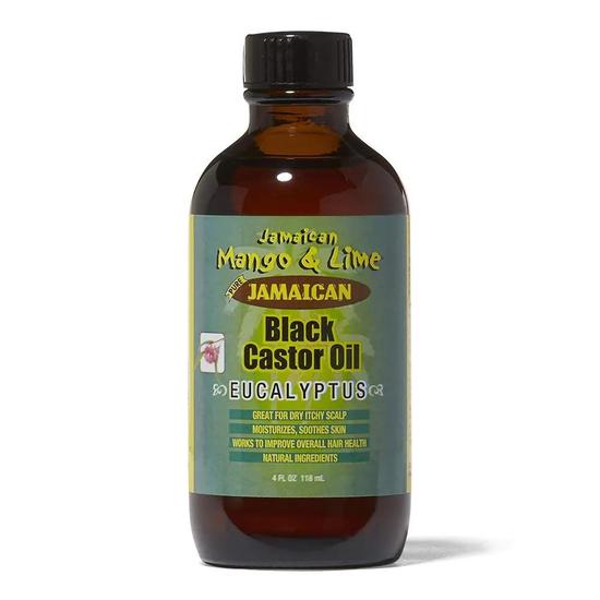 Jamaican Mango and Lime Black Castor Oil With Eucalyptus 4oz
