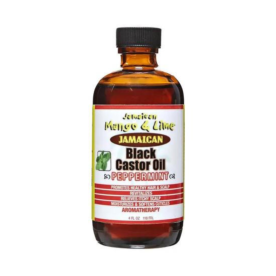 Jamaican Mango and Lime Peppermint Black Castor Oil 4oz