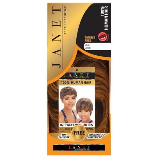 Janet Collection Janet Human Hair Weft Wvg 28Pcs 30