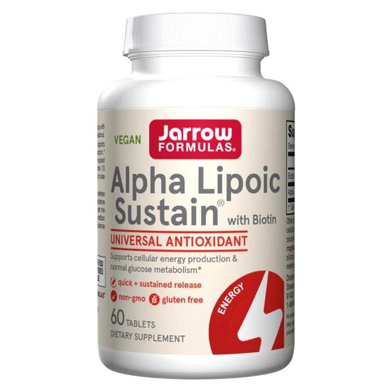 Jarrow Formulas Alpha Lipoic Sustain 300mg With Biotin Tablets