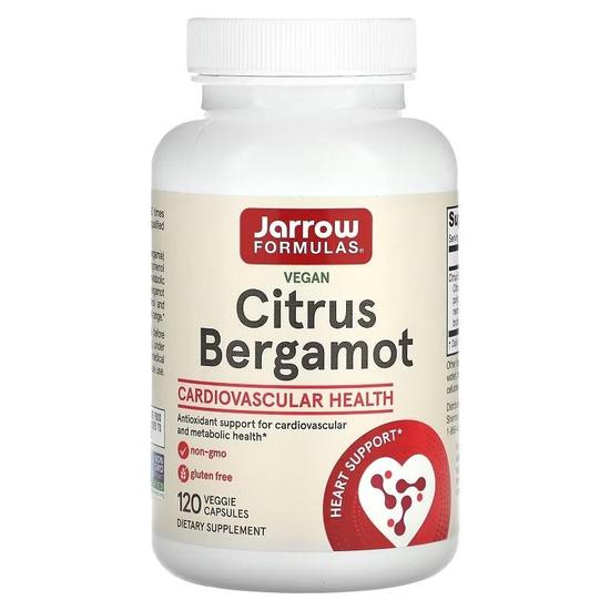 Jarrow Formulas Citrus Bergamot 500mg Vegicaps 120 Vegicaps