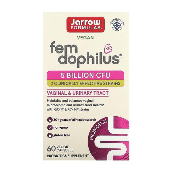 Jarrow Formulas Fem Dophilus 5bn CFU Capsules 60 Capsules