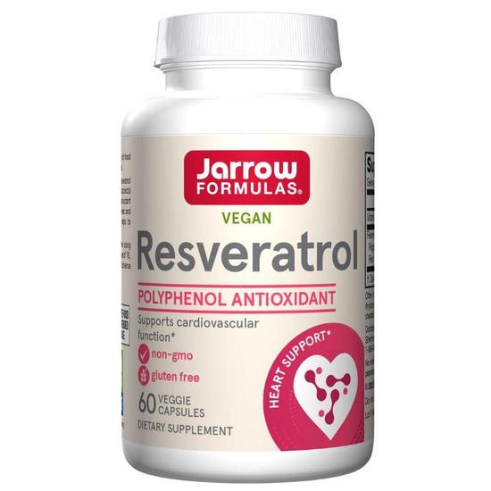 Jarrow Formulas Resveratrol 100mg Vegicaps 60 Vegicaps