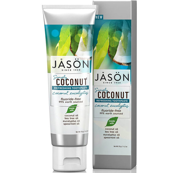 JASON Simply Coconut Refreshing Coconut Eucalyptus Toothpaste