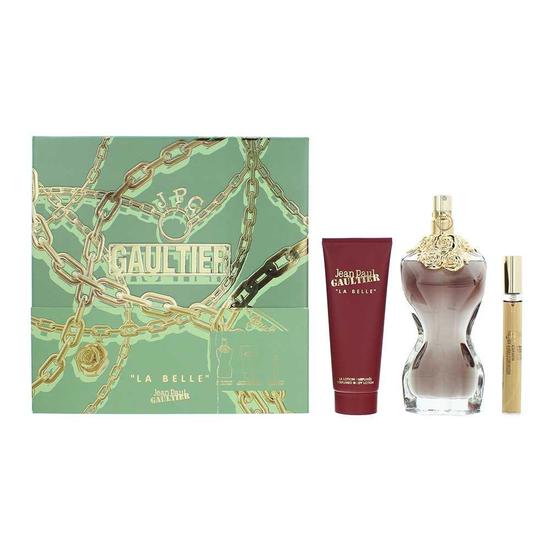 Jean Paul Gaultier La Belle Eau De Parfum 100ml, 10ml + Body Lotion Gift Set
