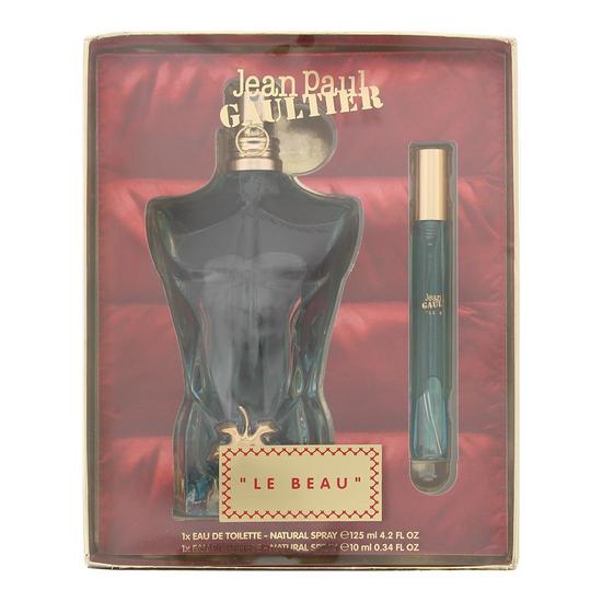 Jean Paul Gaultier Le Beau Eau De Toilette 125ml + Eau De Toilette 10ml Gift Set For Him