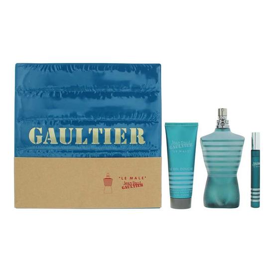 Jean Paul Gaultier Le Male Eau De Toilette 125ml, 10ml + Shower Gel Gift Set Him