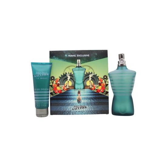 Jean Paul Gaultier Le Male Gift Set 125ml Eau De Toilette + 75ml All Over Shower Gel