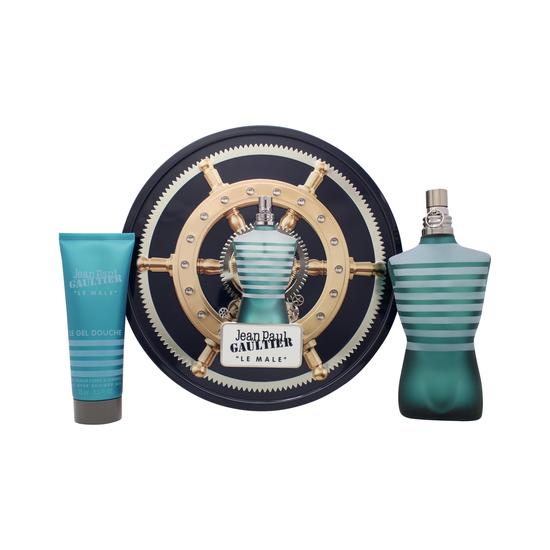 Jean Paul Gaultier Le Male Gift Set 125ml Eau De Toilette + 75ml Shower Gel