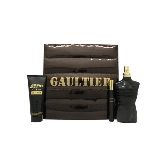 Jean Paul Gaultier Le Male Le Parfum Gift Set 125ml Eau De Parfum + 75ml Shower Gel + 10ml Eau De Parfum