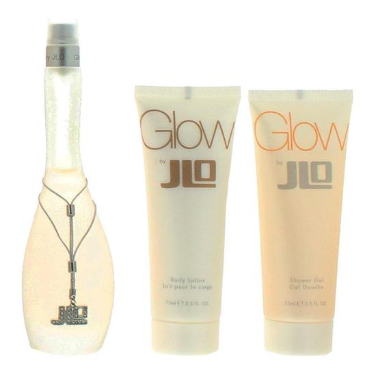 Jennifer Lopez Glow Eau De Toilette 50ml, Shower Gel 75ml & Body Lotion 75ml Set 50ml