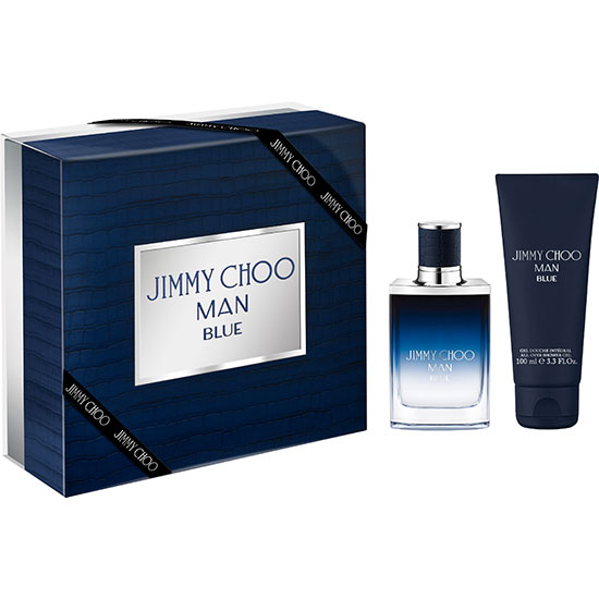 Jimmy Choo Man Blue Eau De Toilette Spray Gift Set 50ml