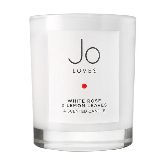 Jo Loves White Rose & Lemon Leaves A Scented Candle