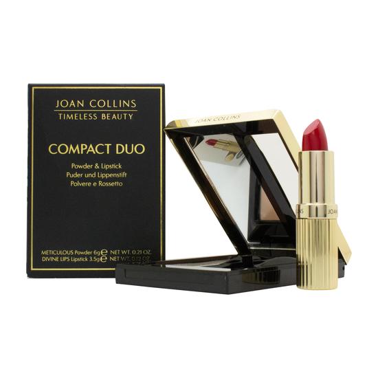 Joan Collins 6g Neutral Powder + 3.5g Lipstick Duo