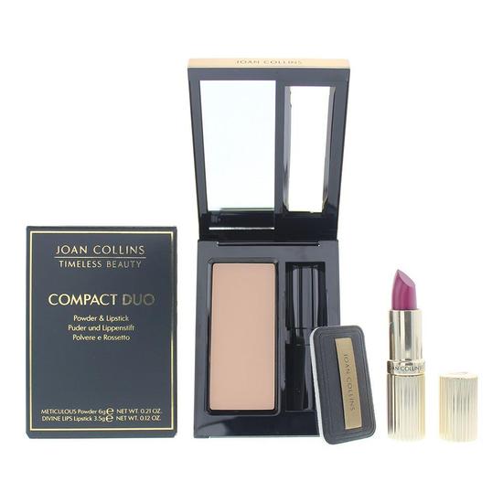 Joan Collins Compact Duo Powder 6g Melanie Lipstick 3.5g 6 g