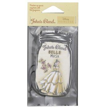John's Blend Disney Princess Air Freshener Belle Musk 1pc