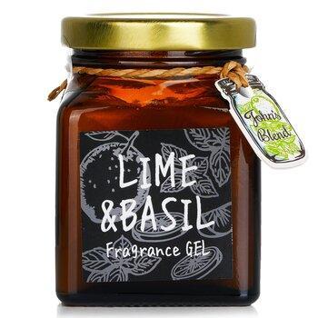 John's Blend Fragrance Gel Lime & Basil 135g
