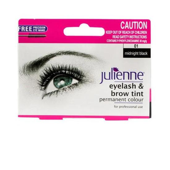 Julienne Eyelash & Brow Tint Midnight Black