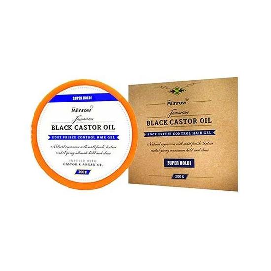 June Milnrow Jamaican Black Castor Oil Edge Freeze Control Hair Gel