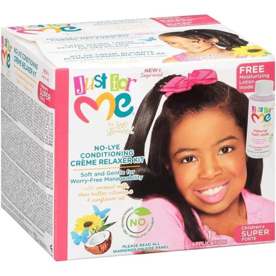 Just For Me No-lye Conditioning Creme Relaxer Kit Coarse