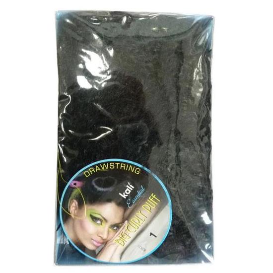 Kali Essential Drawstring Synthetic Big Curly Puff