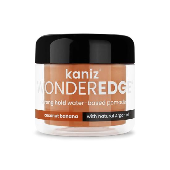 Kaniz Wonder Edge Coconut Banana Scent Strong Hold Water Based Pomade 120ml