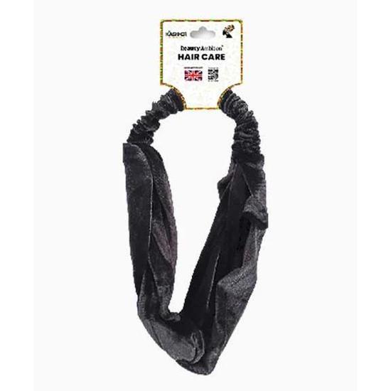 Kashmir Beauty Ambition Velvet Multi Headband 4115 Black