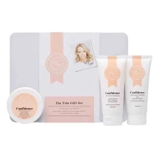Katie Piper Tin Trio Gift Set Shower Creme 100ml, Body Creme 100ml & Body Butter 100ml