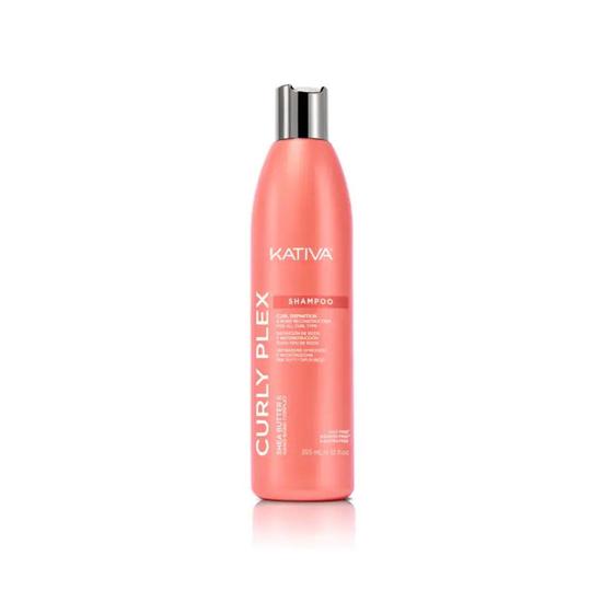 Kativa Curly Plex Curl Definition & Bond Reconstruction Shampoo 355ml