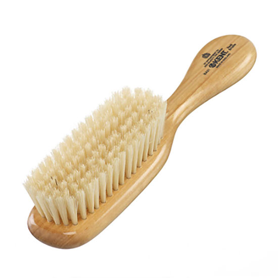 Kent Baby Satinwood Super Soft Pure White Bristle Brush BA21