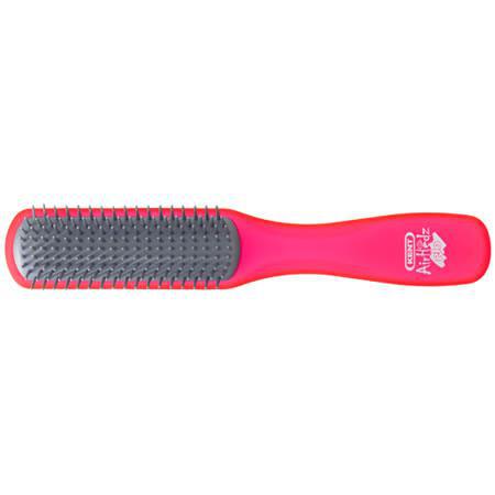 Kent Brushes AirHedz Glo Narrow Detangling Brush Strawberry
