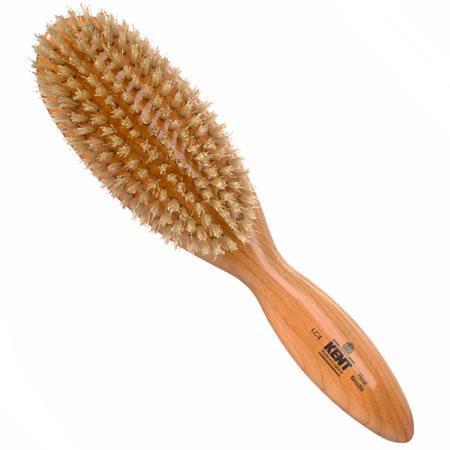 Kent Brushes Ladies Finest Oval Bristle Brush Cherrywood