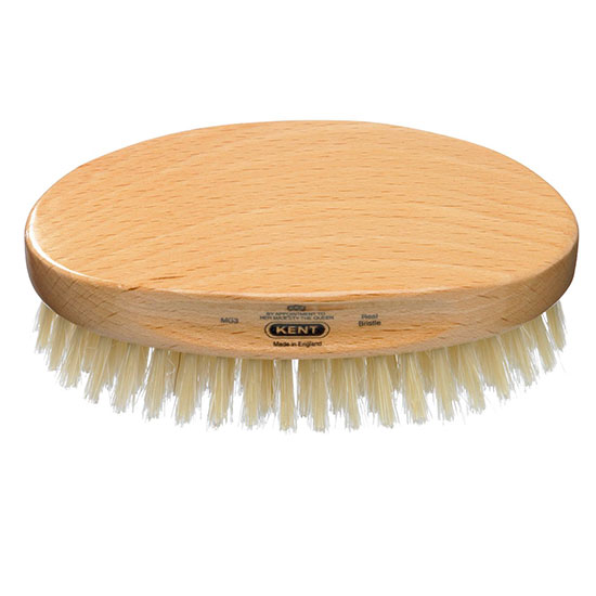 Kent Men S Mg3 Military Bristle Hair Brush Cosmetify
