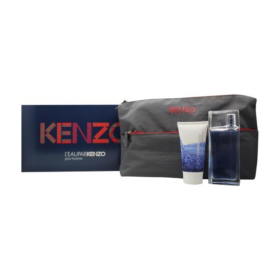 Kenzo L'Eau Par Kenzo Pour Homme Gift Set 100ml Eau De Toilette + 75ml Hair & Body Shampoo