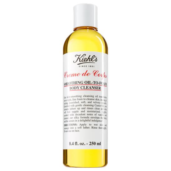 Kiehl's Creme De Corps Smoothing Oil To Foam Body Cleanser 250ml