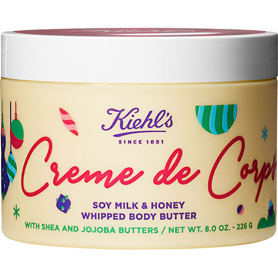 Kiehl's Creme De Corps Soy Milk & Honey Whipped Body Butter Holiday Edition 226g