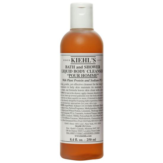 Kiehl's Pour Homme Bath & Shower Liquid Body Cleanser 250ml