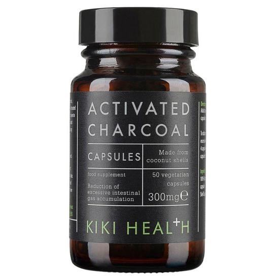 KIKI Health Activated Charcoal Vegicaps 50 Vegicaps